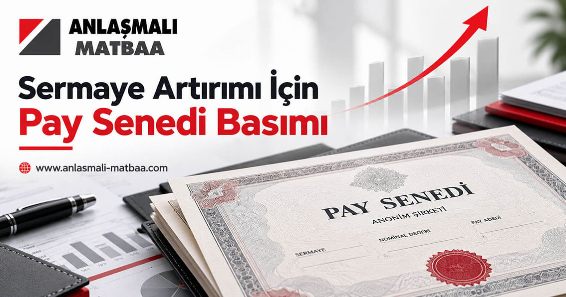 Sermaye artırımından sonra pay senedi basımı